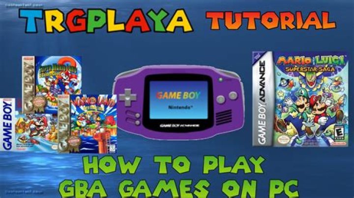Can we play GBA games on PC?