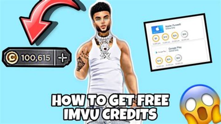 How can I get IMVU credits for free?