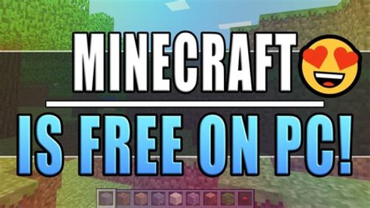 How can I play Minecraft for free?