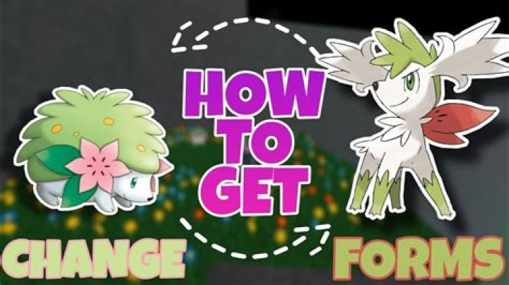 How do I change Shaymin form?