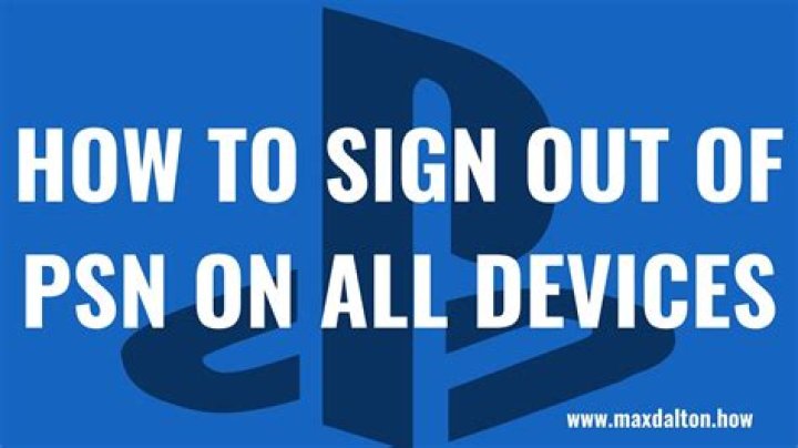 How do I fix being signed out of PSN?