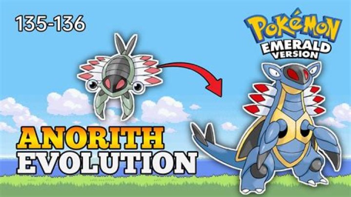 How do you evolve Anorith?