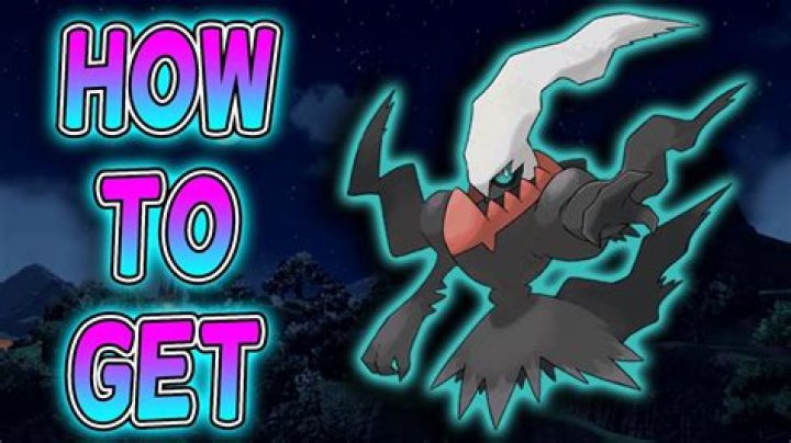 How do you get Darkrai without Action Replay?
