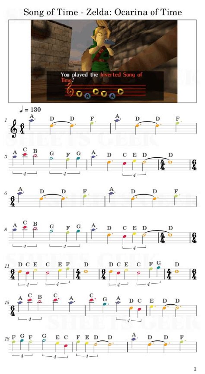 How do you get the song of time in Zelda Ocarina of Time?