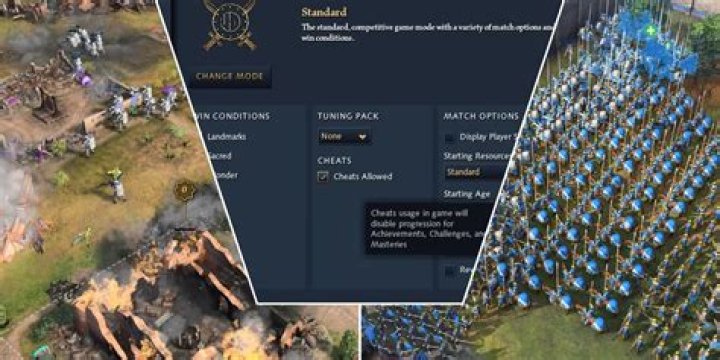 How do you use cheats in Age of Empires?