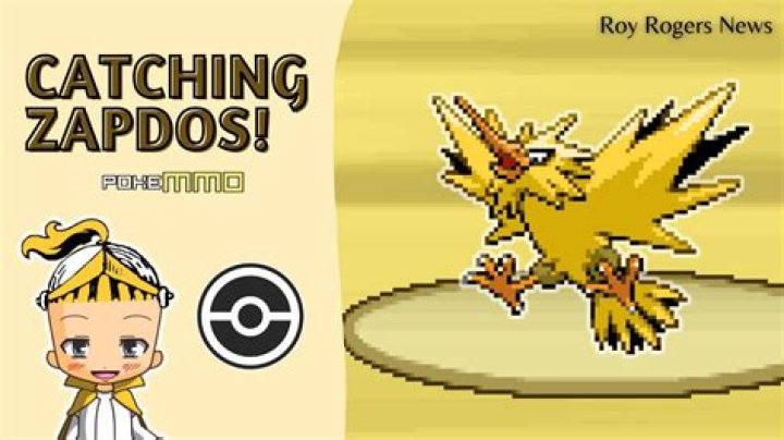 Is there a trick to catching zapdos?