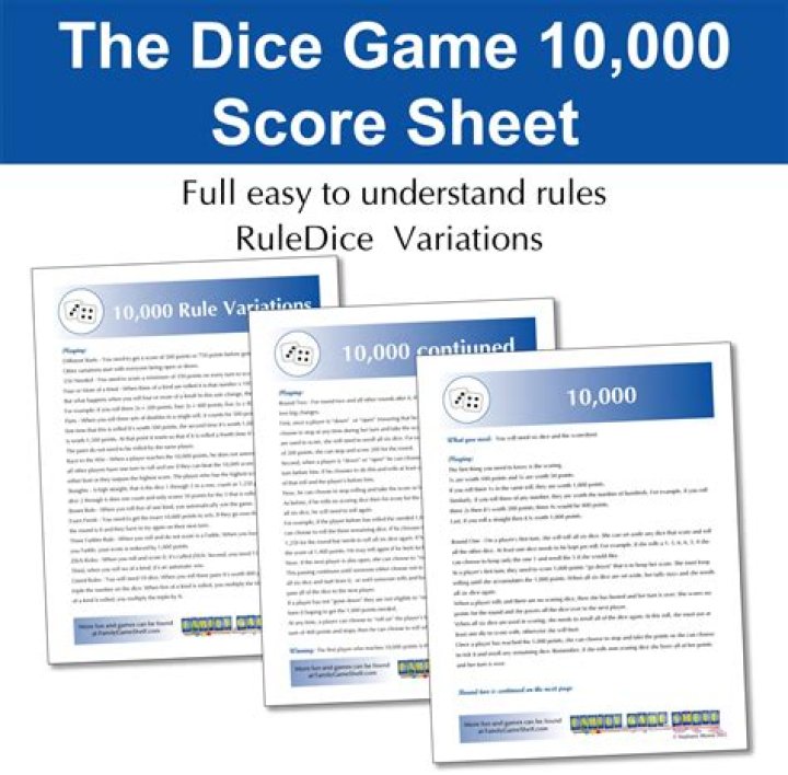 What are the rules of the dice game?