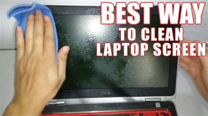 What can I use to clean my touch screen?