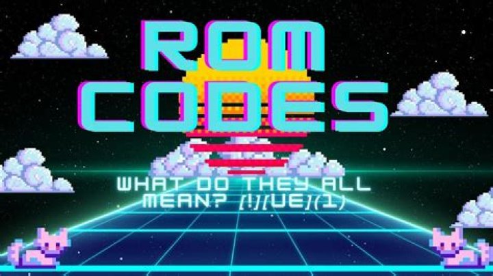What does E and U mean on roms?