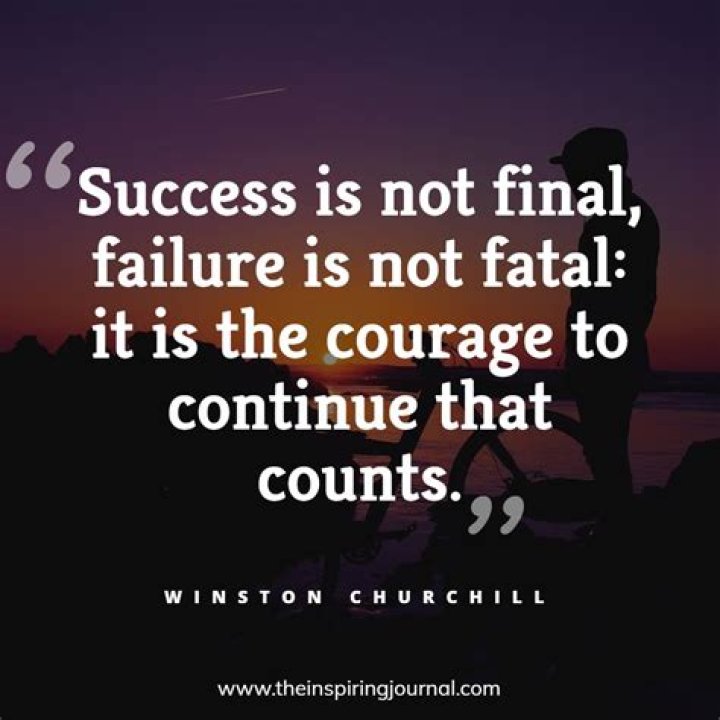 What is a famous quote about failure?