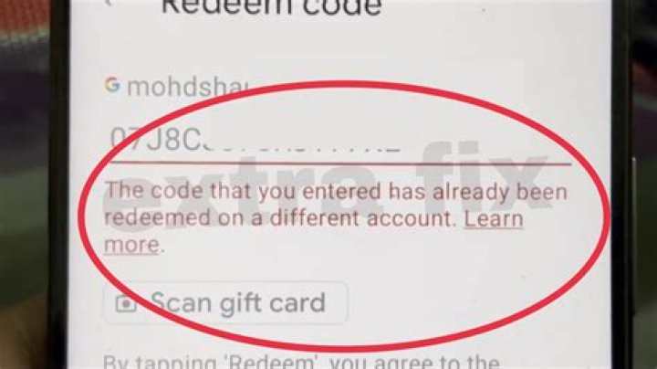 What is a redeemed code?