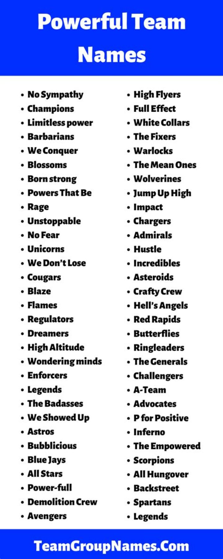 What is the best team name?