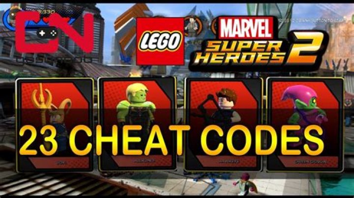 What is the cheat code for Lego Marvel superheroes?