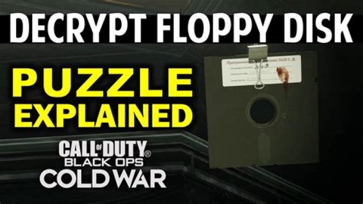 What is the code and passphrase for the floppy disk?