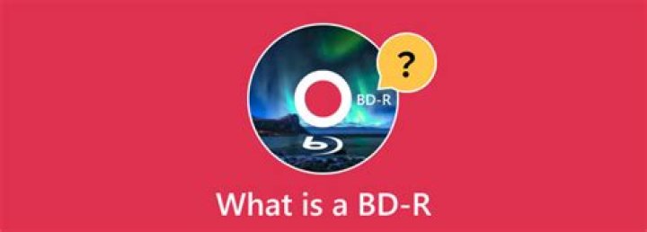 What is the difference between a BD-R and BD RE?