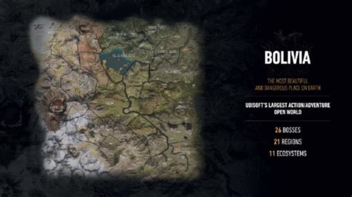 What is the game with the biggest map?