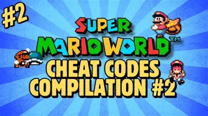What is the Mario cheat code?