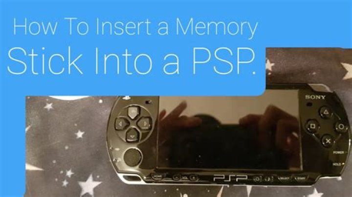 Where is memory stick on PSP?